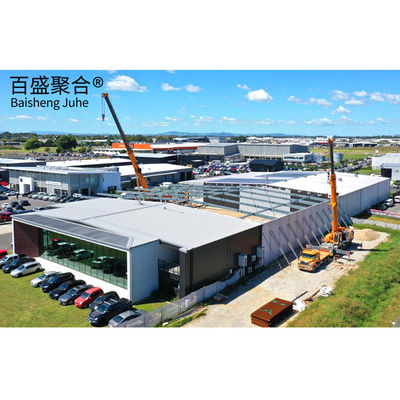 Q235 Q355B Wielkie szopy metalowe Warsztaty oczyszczania powierzchni