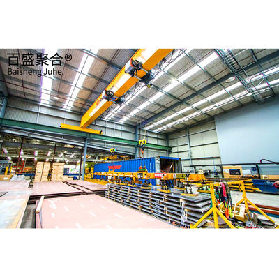 Q235 Q355B Wielkie szopy metalowe Warsztaty oczyszczania powierzchni