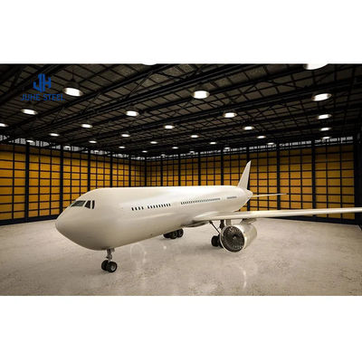 Przystępna cena prefabrykowana konstrukcja stalowa hangar samolotów z certyfikatem ISO9001 2008/CE/BV