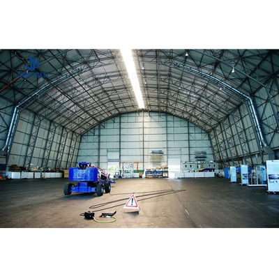 Hangar statków powietrznych budynek konstrukcji stalowej z tolerancją okien z stopów aluminium ±1%