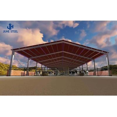 Tolerancja ± 1% Customized Light Steel Structure Farm Shed Storage Warehouse Budowla