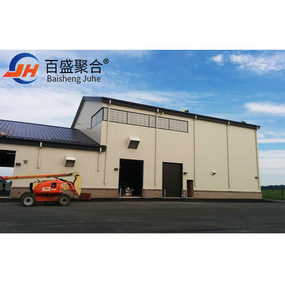Light Steel Structure Prefabricated Warehouse Building With C.Z Shape Steel Channel Purlin Wykonanie z podkładki stalowej