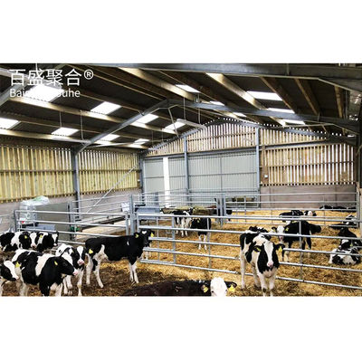 Niski poziom węgla Q235/Q345 Metalowe szopy dla koni Prefab Metal Horse Barn