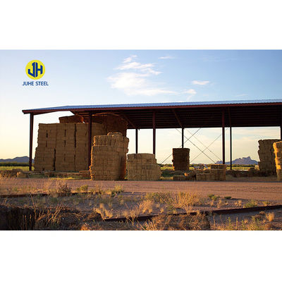Prefabrykowany Horse Barn Metal Hay Sheds Painted Surface Treatment