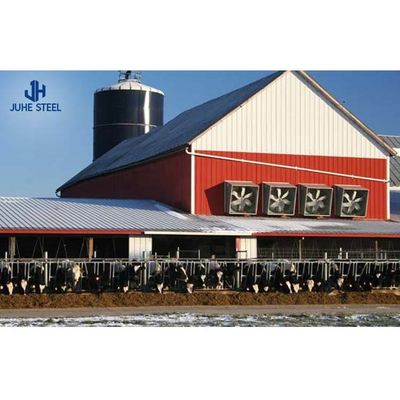 Stalowe metalowe stodoły krowy świnie domy prefabrykowane domy drobiowe konstrukcja drzwi rolkowe