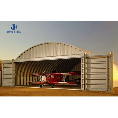 Hangar prefabrykowany Sklep konstrukcja stalowa Hangar samolotów do budowy magazynu magazynowego