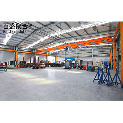Budowa dużych przedziałów Solid H-Shaped Steel Beam Metal Workshops And Garages