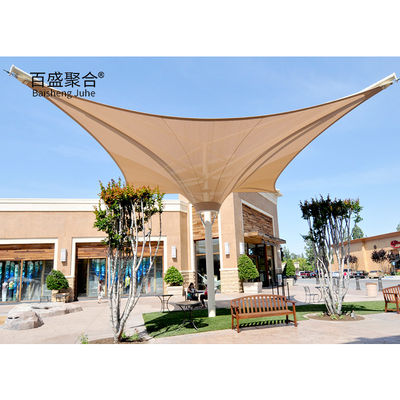 Sun Shade Architektura membrany rozciągającej 400/350N/5CM Wytrzymałość na rozrywkę