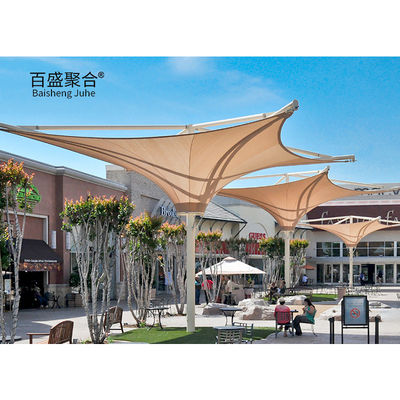Sun Shade Architektura membrany rozciągającej 400/350N/5CM Wytrzymałość na rozrywkę