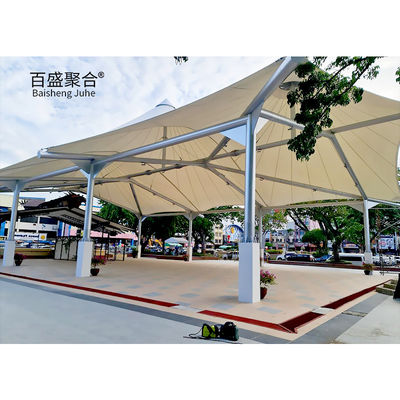 Sun Shade Architektura membrany rozciągającej 400/350N/5CM Wytrzymałość na rozrywkę