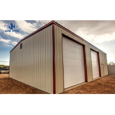 Q235B/Q345B Niska węglowa stal 100*100*9m Prefabrykowany magazyn stalowy dla warsztatu hangarowego