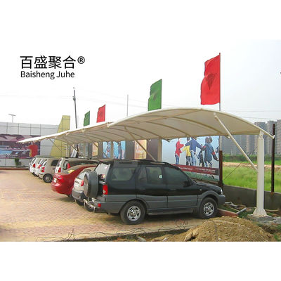 Stalowe ramy namiot parkingowy dom samochodowy dach konstrukcja konstrukcja membranowa architektura carport