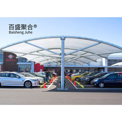 Stalowe ramy namiot parkingowy dom samochodowy dach konstrukcja konstrukcja membranowa architektura carport