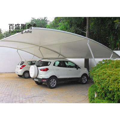 Stalowe ramy namiot parkingowy dom samochodowy dach konstrukcja konstrukcja membranowa architektura carport