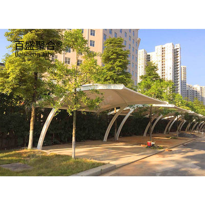 Stalowe ramy namiot parkingowy dom samochodowy dach konstrukcja konstrukcja membranowa architektura carport