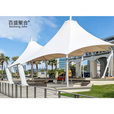 PVC PVDF PTFE Samochodowy Cienie Słoneczne Carport Cienie Słoneczne Membrana Do Zewnętrznych
