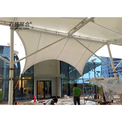 PTFE Architektoniczna tkanina namiot cieniowy schód struktury membranowej do krajobrazu