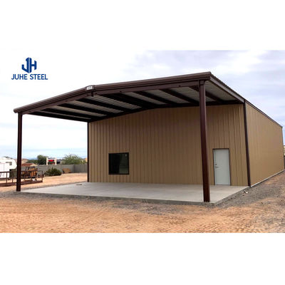 Q235B/Q345B Grade Prefabricated Metal Shed With One Level for Easy Build Light Steel Hall (Wydział metalowy prefabrykowany z jednym poziomem do łatwego budowy hali stalowej)