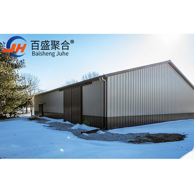 Q235B/Q345B Grade Prefabricated Metal Shed With One Level for Easy Build Light Steel Hall (Wydział metalowy prefabrykowany z jednym poziomem do łatwego budowy hali stalowej)