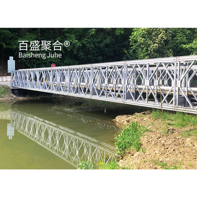 Ładunek HS15-HS25 Most stalowy z ramy konstrukcyjnej Modular Prefab Portable ZB200 Steel Structure Bridge
