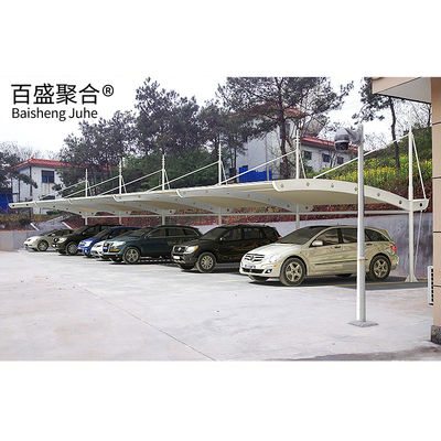 PVDF/PTFE PVC powlekany T Wciągająca konstrukcja parkingowa