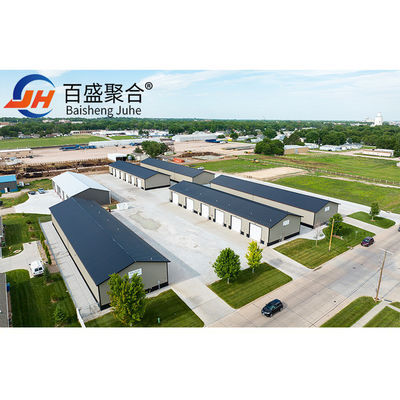 Standard ASTM Prefab Steel Garage Metal Structure Building dla projektowania przemysłowego
