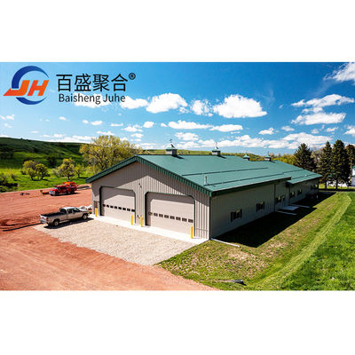 Standard ASTM Prefab Steel Garage Metal Structure Building dla projektowania przemysłowego