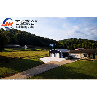 Q235B/Q345B Low Carbon Steel Prefab 3 Car Metal Garage
