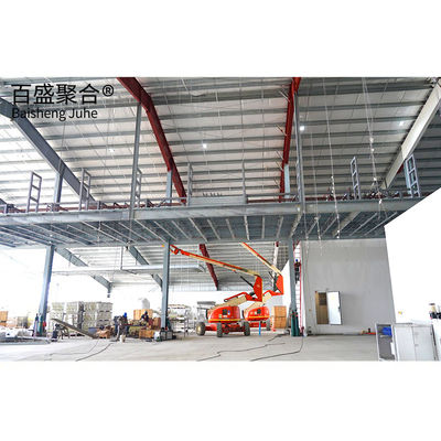 Magazyny stalowe Prefabrykowane metalowe budynki stalowe Magazyny z oknem ze stopu aluminium
