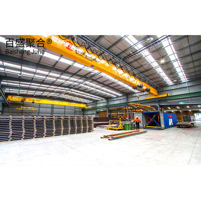 Magazyny stalowe Prefabrykowane metalowe budynki stalowe Magazyny z oknem ze stopu aluminium