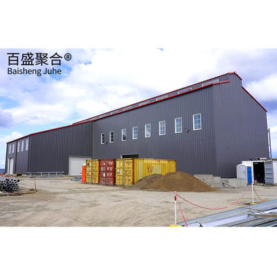 Magazyny stalowe Prefabrykowane metalowe budynki stalowe Magazyny z oknem ze stopu aluminium