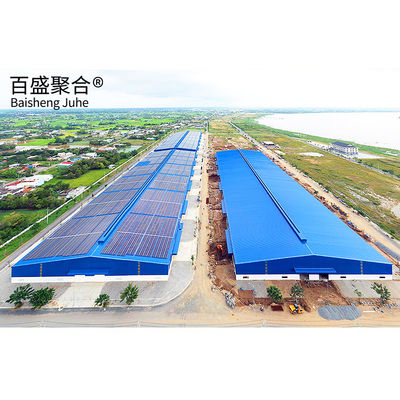 Solidne H-shaped Steel Beam Prefab Car Showroom Structure Warehouse dla standardu AiSi