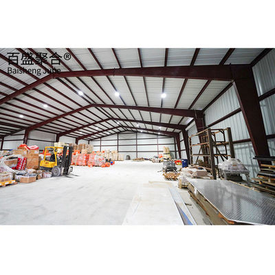 Q235 Q355 Prefabrykowane konstrukcje stalowe spawane hangar do budowy magazynów przemysłowych