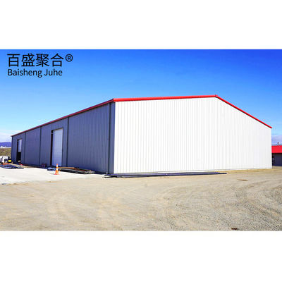 Q235 Q355 Prefabrykowane konstrukcje stalowe spawane hangar do budowy magazynów przemysłowych