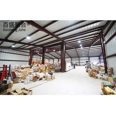 Low Carbon Steel Q235 Q345 Modular Prefab Metal Shop Buildings